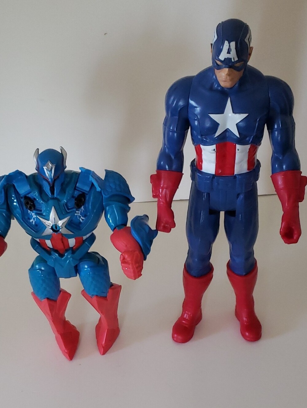 Captain America Blue and Red Action Figure - Kids Toys iconic character